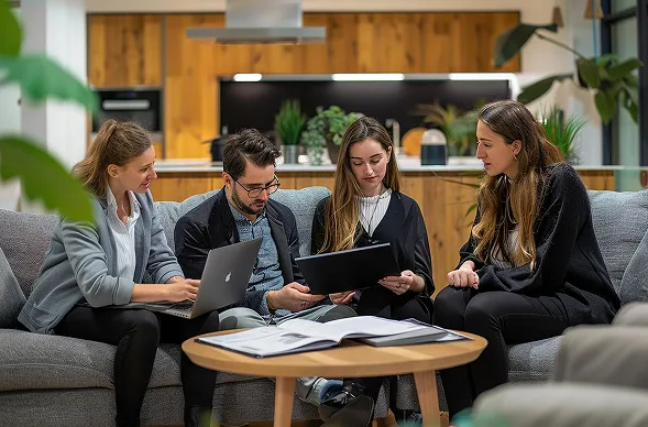 Confidential discovery meeting between adviser and client
