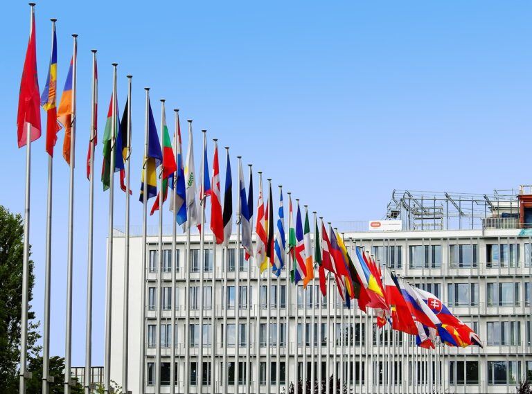 European Union flags, symbolising the EU scrutiny that ended the Cyprus citizenship scheme
