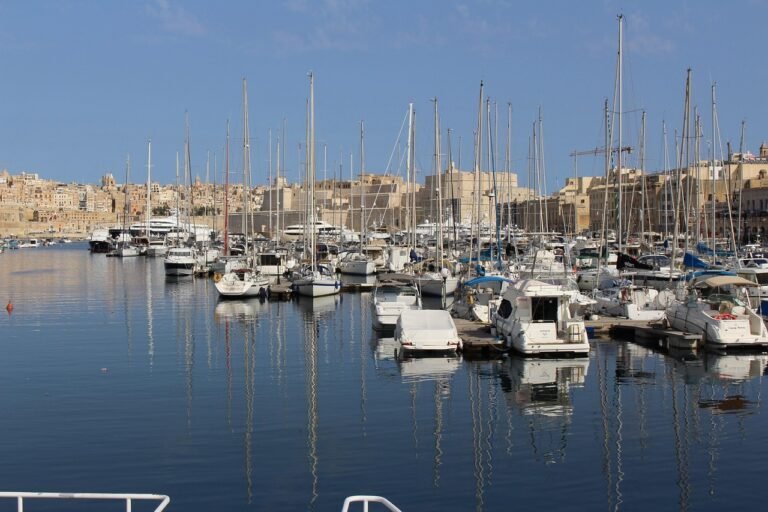 Yachts in the Birgu (Vittoriosa) marina on Malta's Grand Harbour, a destination for Lebanese investors seeking EU permanent residency