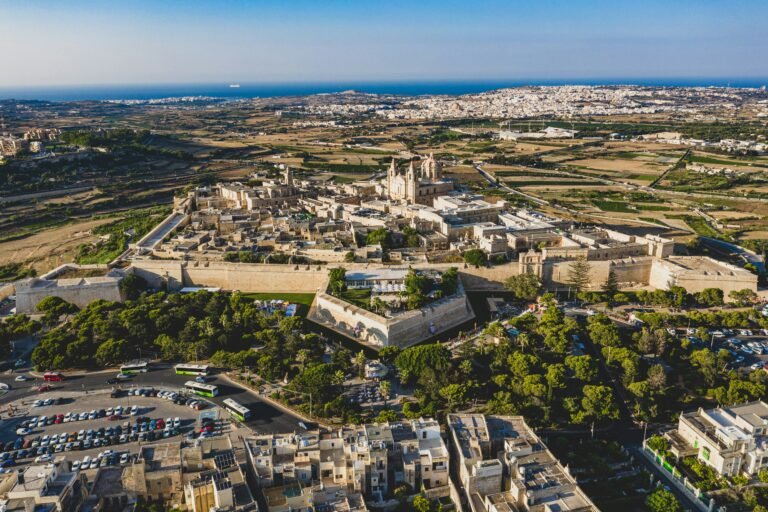Fortified walls of Mdina, Malta, for Chinese nationals considering Malta permanent residency