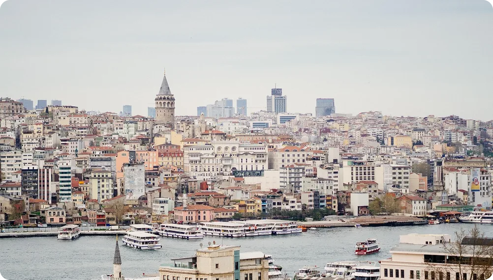 Galata Tower above the Golden Horn, Istanbul